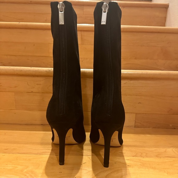 New without box. Marc Fisher Breezy Suede Heeled Booties. Size 7. - Picture 2 of 5